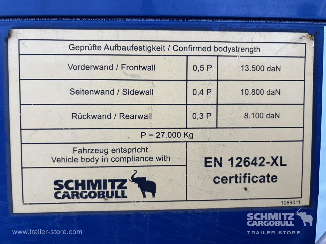 Schmitz Cargobull Curtainsider Standard 