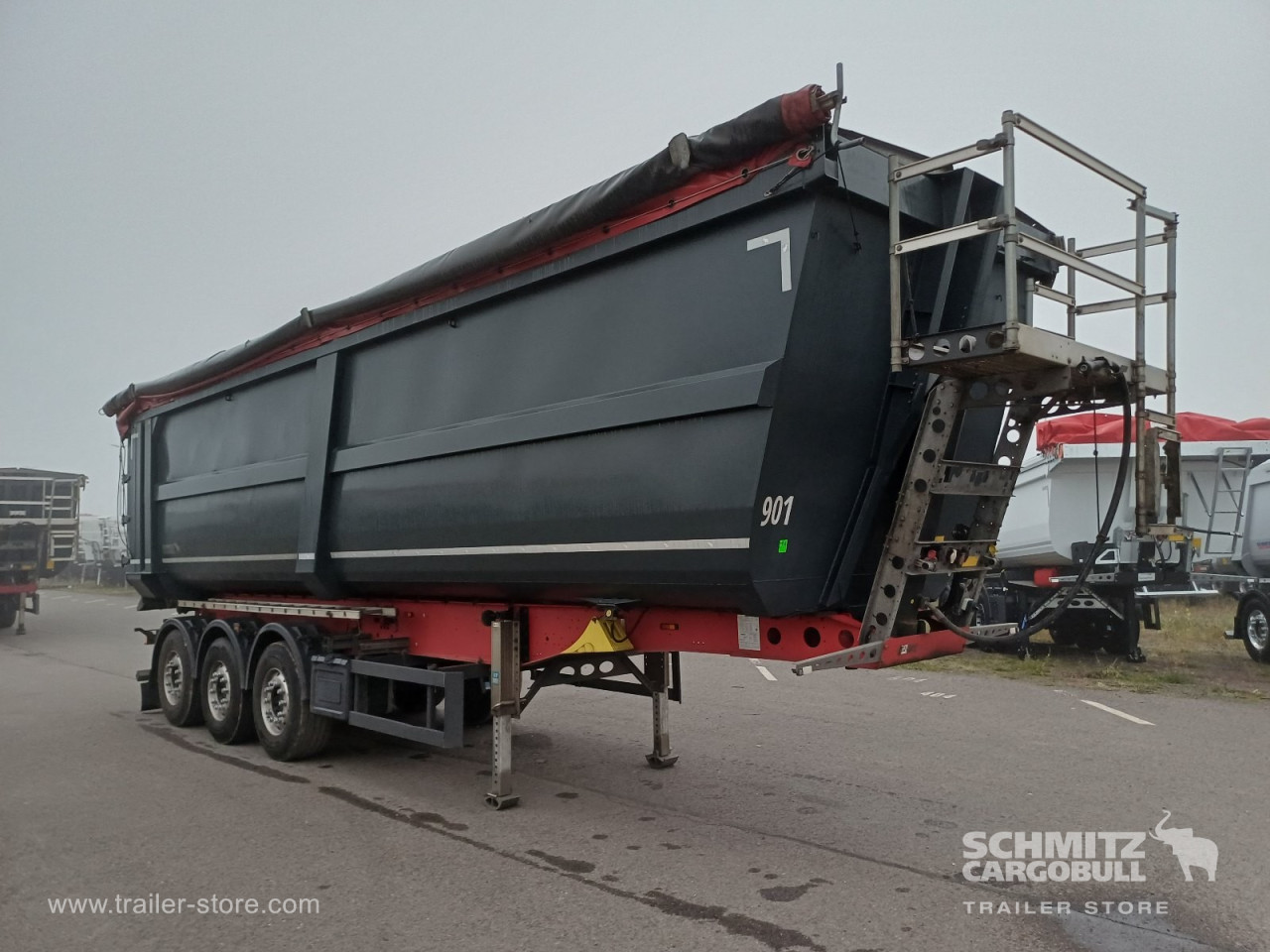Schmitz Cargobull Kipper Stahlrundmulde 51m³ 