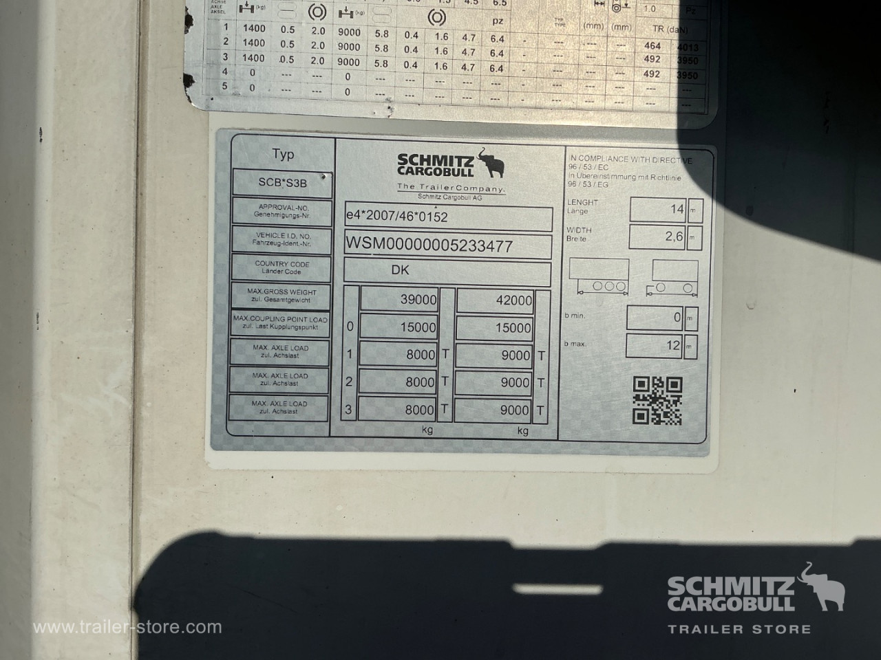 Schmitz Cargobull Reefer Meat hanging system 