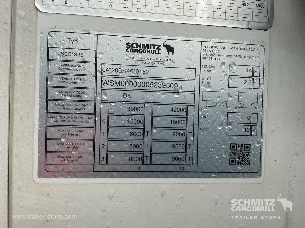 Schmitz Cargobull Reefer Meat hanging system 