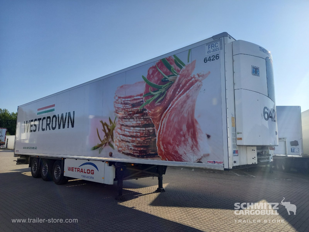 Schmitz Cargobull Tiefkühler Multitemp Doppelstock Trennwand 