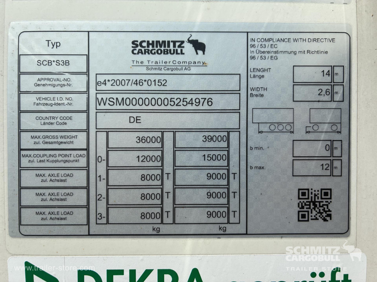 Schmitz Cargobull Tiefkühler Standard Doppelstock 