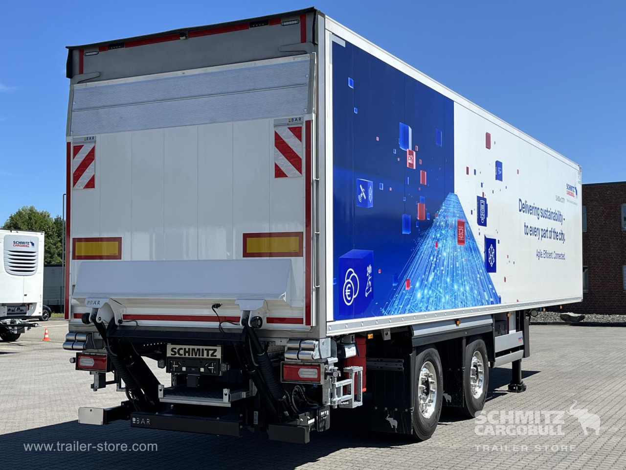 Schmitz Cargobull Frischdienst Standard Trennwand Rolltor Ladebordwand 