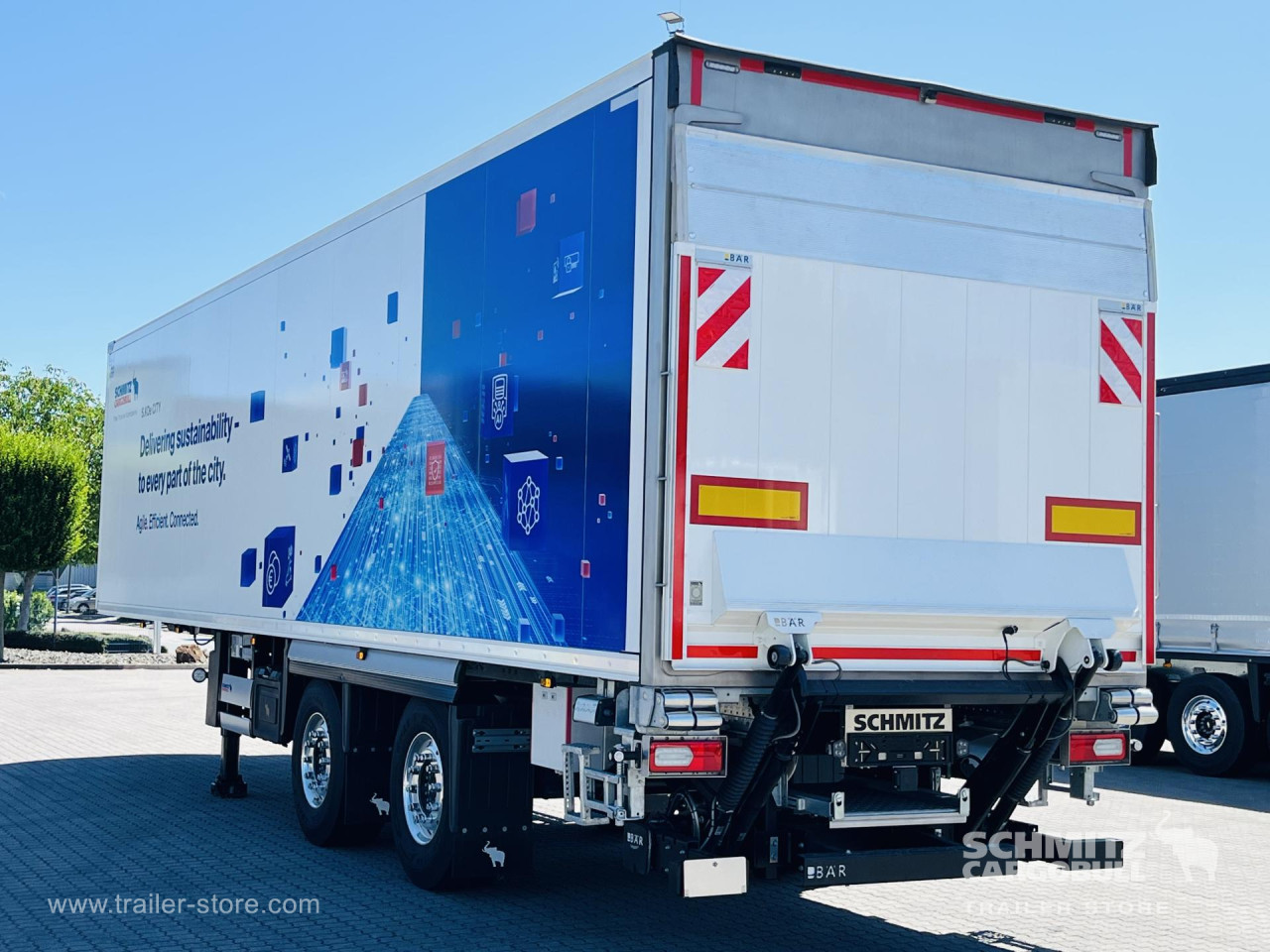 Schmitz Cargobull Frischdienst Standard Trennwand Rolltor Ladebordwand 