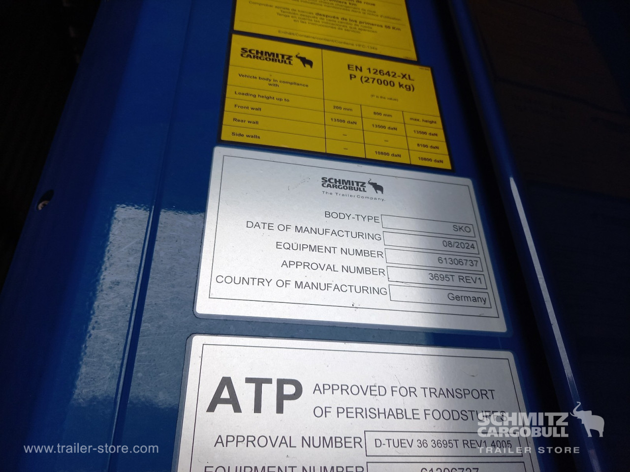 Schmitz Cargobull Tiefkühler Multitemp Trennwand 
