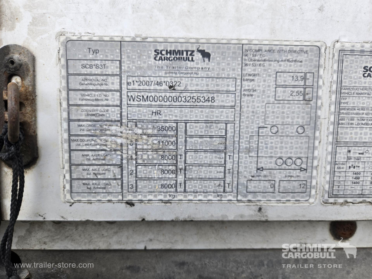 Schmitz Cargobull Curtainsider Varios 