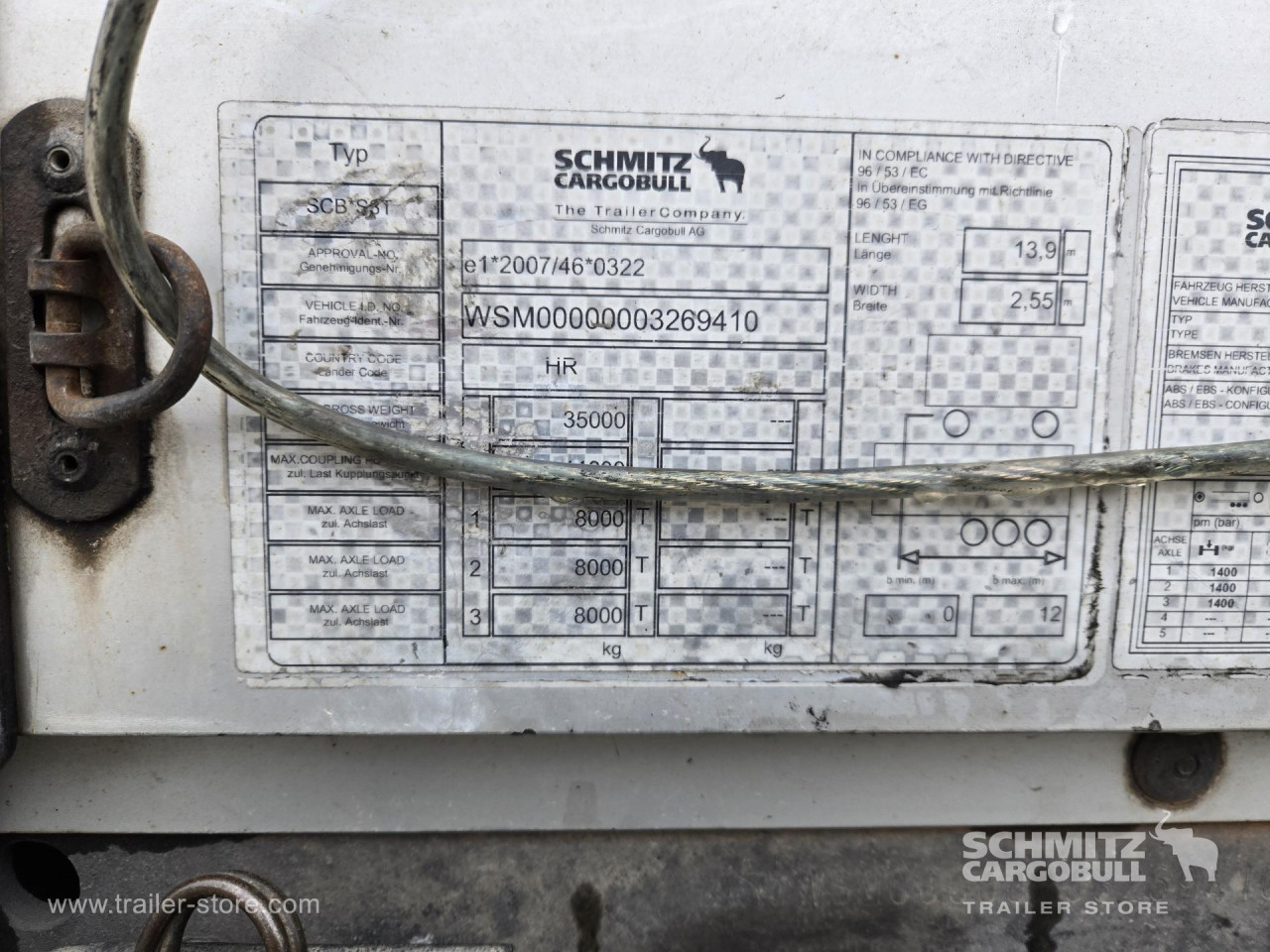 Schmitz Cargobull Curtainsider Varios 