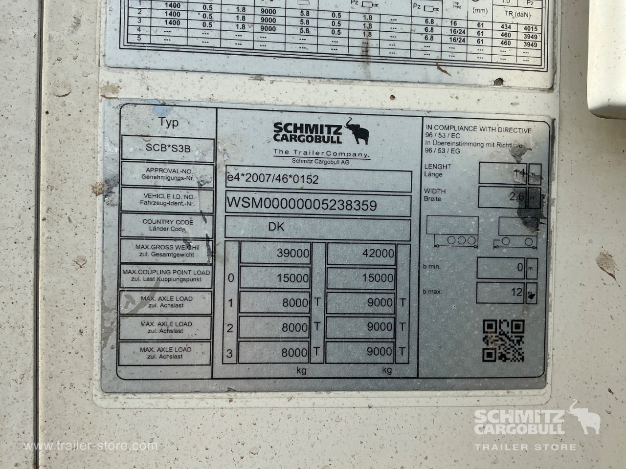 Schmitz Cargobull Auflieger Tiefkühlkoffer Multitemp Double deck 