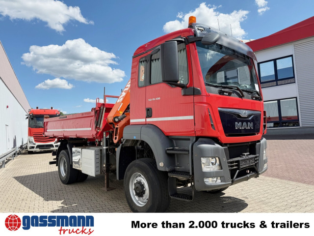 MAN TGS 18.400 4x4 BB, Navi, Kran Atlas 120.2E-A3L, 