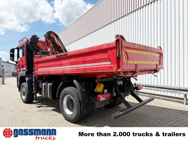 MAN TGS 18.400 4x4 BB, Navi, Kran Atlas 120.2E-A3L, 