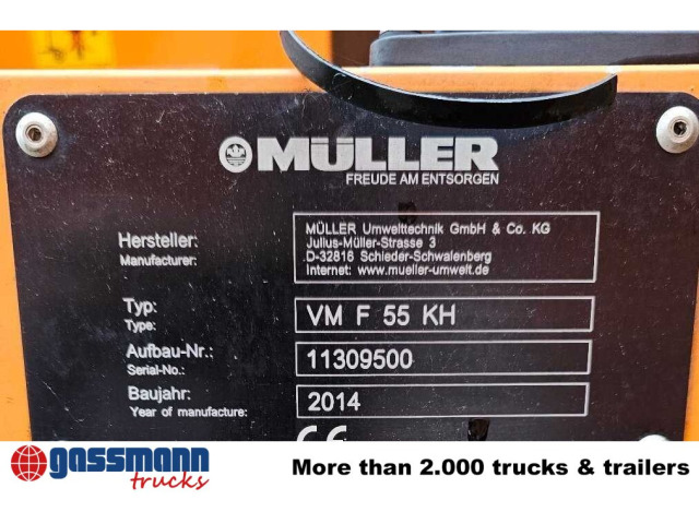 Scania G 320 4x2, Müller Vacumaster ca. 5,5m³, Funk 