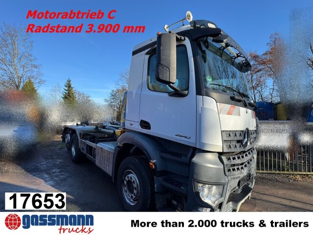 Mercedes Benz Arocs 2540 L / 6x2, VDL Abrollanlage S 21-5200 