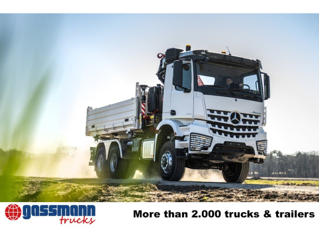 Mercedes Benz Arocs 3348 AK 6x6, Kran Fassi F255A.2.24, 