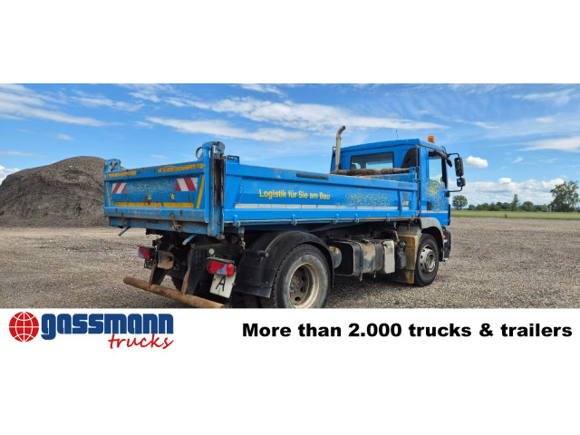 MAN TGM 18.290 4x2 BL, Meiller 3-Seiten AHK-Öl 