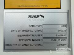 Schmitz Cargobull Tiefkühler Standard Doppelstock Trennwand 