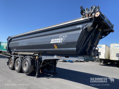 Schmitz Cargobull Semitrailer Tipper Steel half pipe body 26m³ 