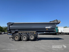 Schmitz Cargobull Semitrailer Tipper Steel half pipe body 26m³ 