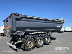 Schmitz Cargobull Semitrailer Tipper Steel half pipe body 26m³ 