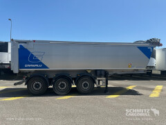 ANDERE Semitrailer Tipper Steel half pipe body 