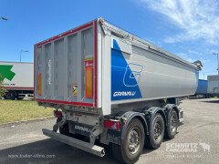 ANDERE Semitrailer Tipper Steel half pipe body 