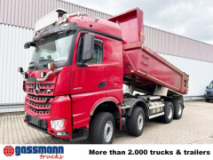 Mercedes Benz Arocs 3263 8x4/4, Retarder, Stahlmulde ca.14m³, 