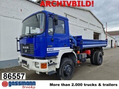 MAN 17.232 FAK 4x4 BB, EX-THW, Kran Atlas AK 60.1 