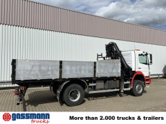 Mercedes Benz Axor 1828 A 4x4 mit Kran Hiab XS 166 E-5 