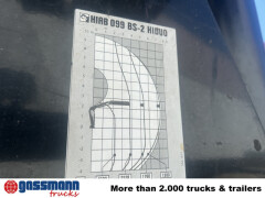 Mercedes Benz Atego 1624/27 4x2, Heckkran Hiab 099 BS-2 HiDuo, 