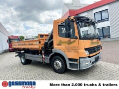 Mercedes Benz Atego 1218 K 4x2 mit Kran Hiab 055 BS-2 Duo 