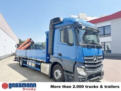 Mercedes Benz Actros 1836 L 4x2, Glastransporter, Heckkran 