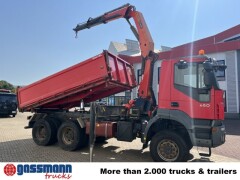 Iveco AD260T45W 6x6 mit Kran Palfinger PK 18500 