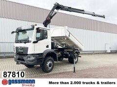 MAN TGM 18.320 4x4 BB CH mit Kran Hiab X-Hiduo 