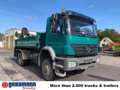 Mercedes Benz Axor 1833 AK 4x4, absattelbarer Heckkran Hiab 