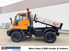 Unimog U 400 4x4, Kipper, Kommunalhydraulik, Zapfwelle 
