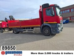 Mercedes Benz Antos 1830 4x2, Kran HIAB 122 B-3 HIDUO, Funk 