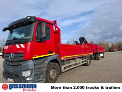 Mercedes Benz Antos 1830 4x2, Kran HIAB 122 B-3 HIDUO, Funk 