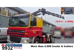 DAF DAF 85/380 CF 6x2 HMF Kran 2823 K5 Funk 