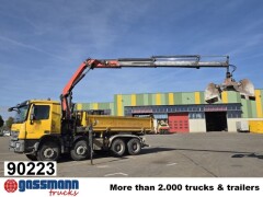 Mercedes Benz Actros 4144 K 8x4, Kran Palfinger PK18002-EH, 